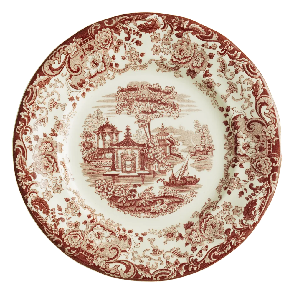 Plato llano 28 cm 202 Rosa