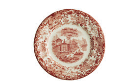Plato hondo 202 Rosa detalle
