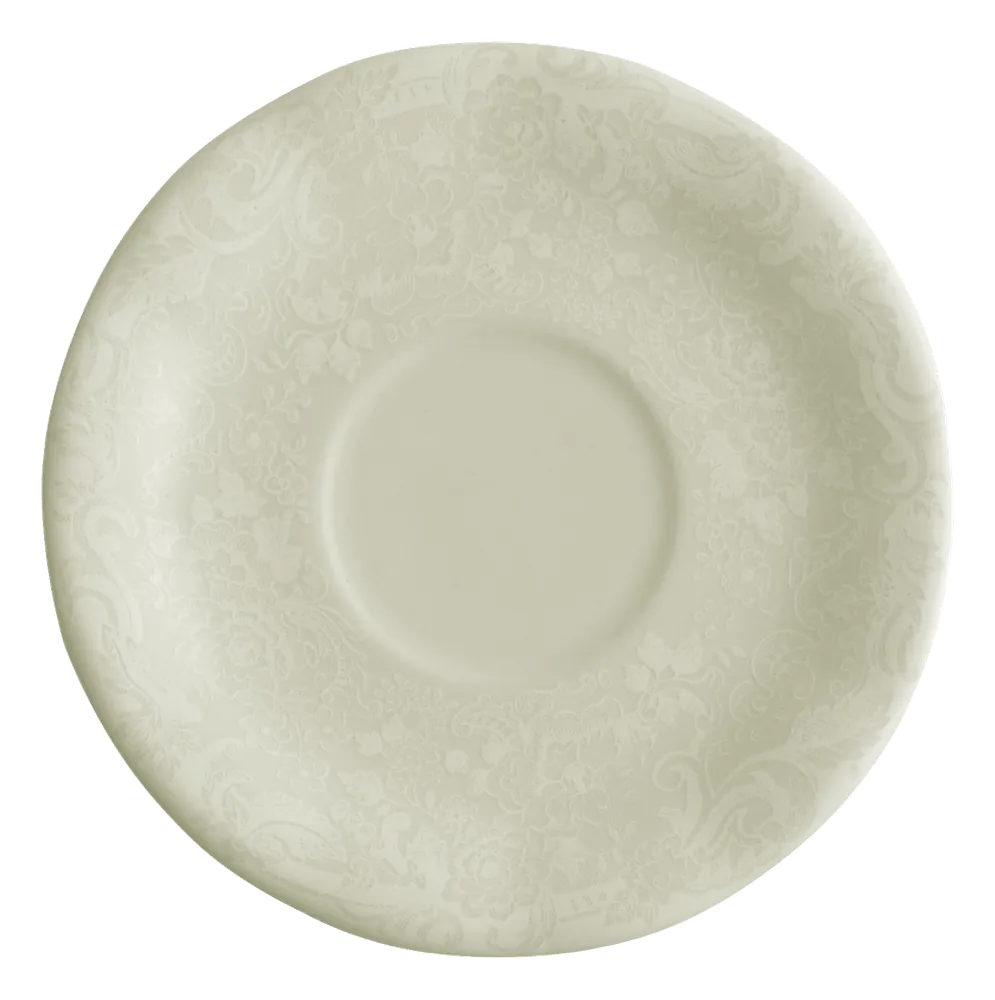 Platillo de té Aurora Blanca