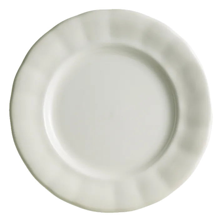 Plato llano 28 Aurora Blanca