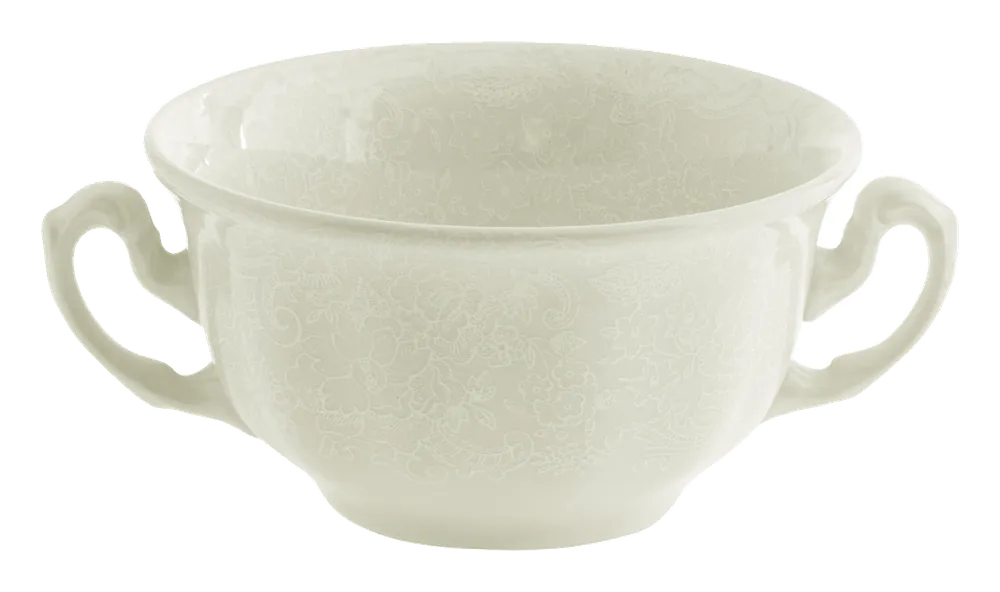 Taza de consomé Aurora Blanca