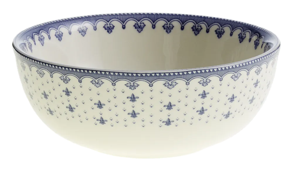 Bol mini Flor de Lis Azul