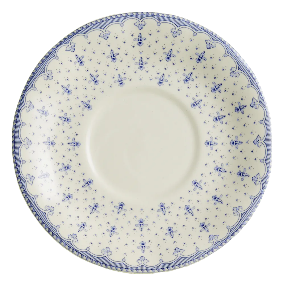 Platillo consomé / desayuno Flor de Lis Azul