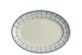 Taza consomé Flor de Lis Azul