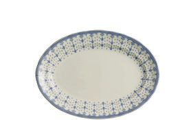Taza consomé Flor de Lis Azul detalle