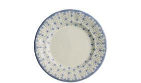 Bol grande Flor de Lis Azul detalle