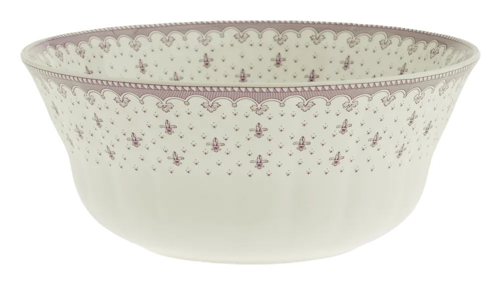 Bol grande Flor de Lis Rosa