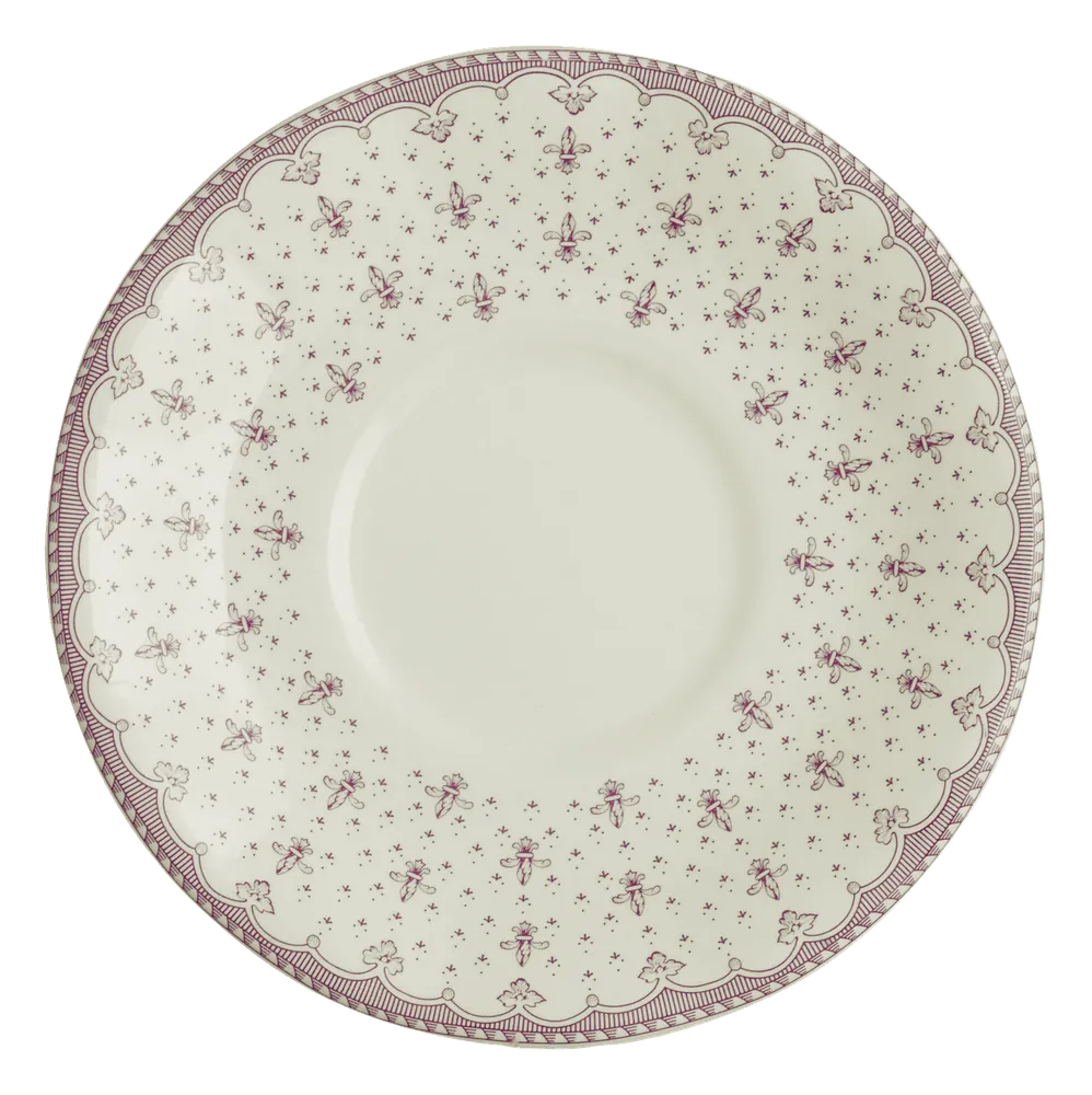 Platillo consomé / desayuno Flor de Lis Rosa