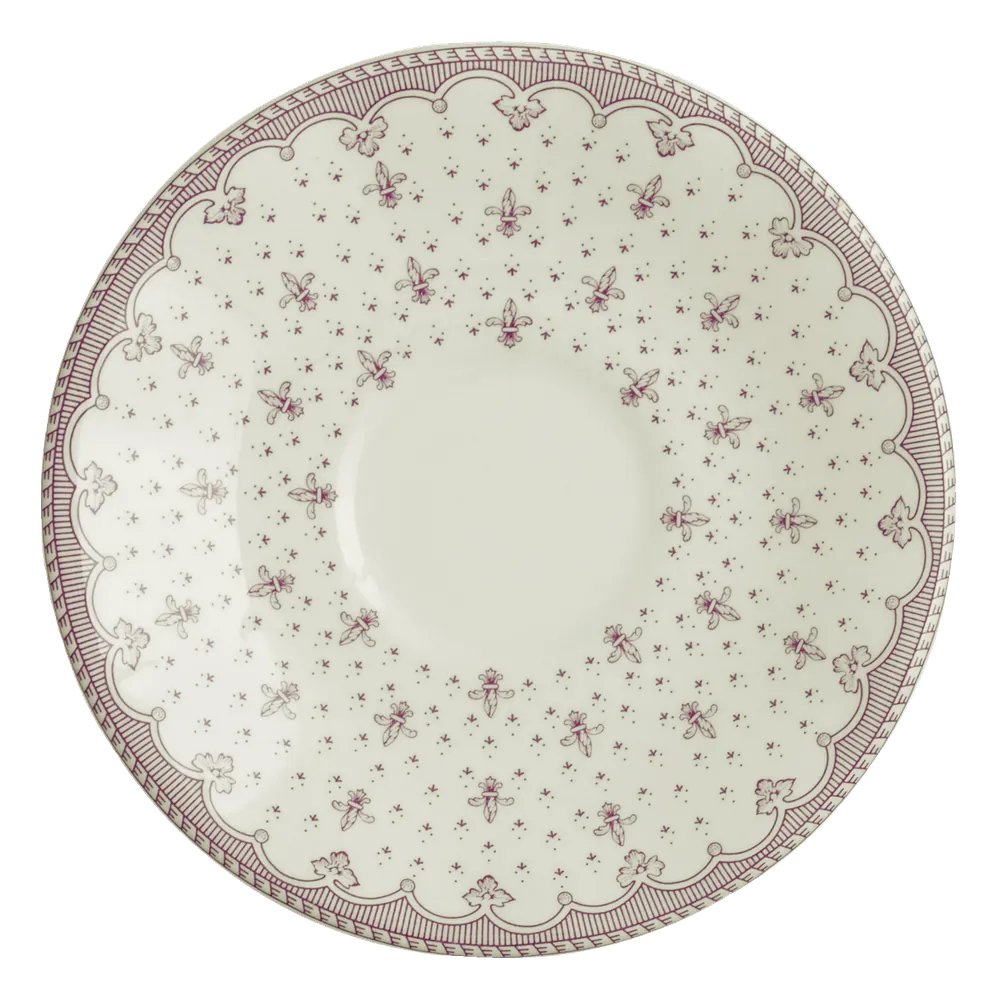 Platillo de café Flor de Lis Rosa