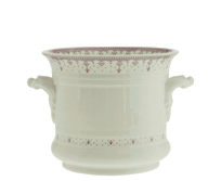Sopera Flor de Lis Rosa detalle