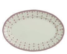 Taza consomé Flor de Lis Rosa detalle