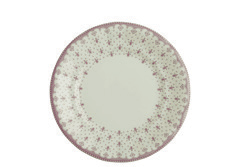 Bol grande Flor de Lis Rosa detalle