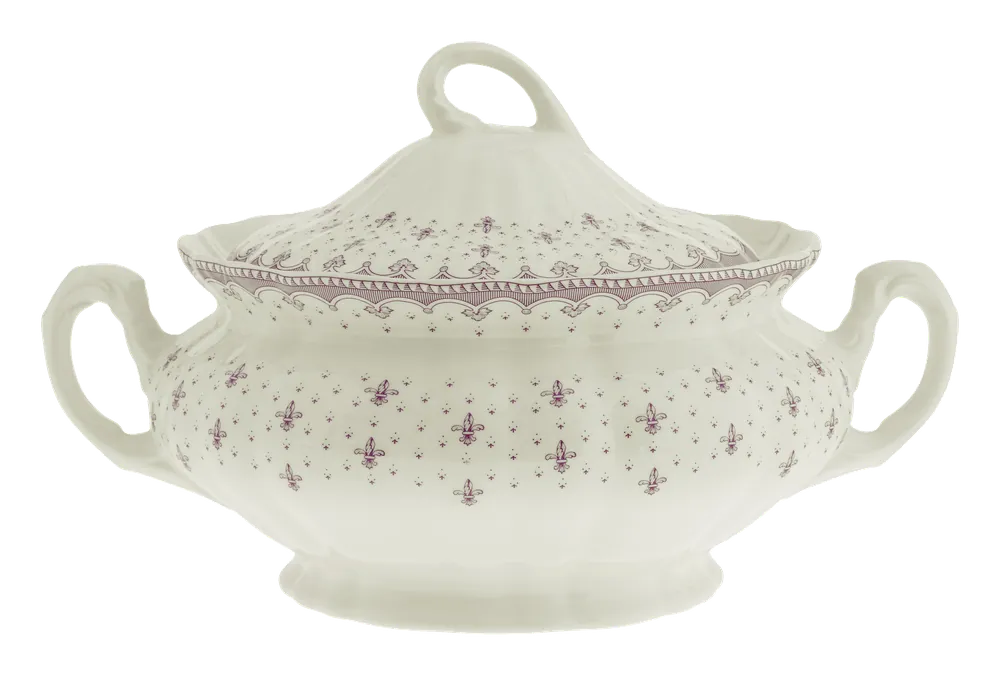 Sopera Flor de Lis Rosa