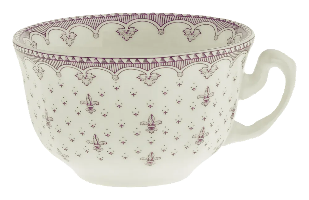 Taza de té Flor de Lis Rosa