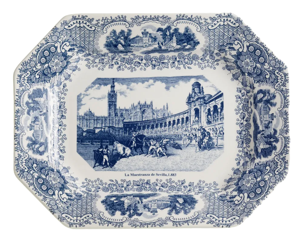 Bandeja Vistas Maestranza Azul Gifts & Decor