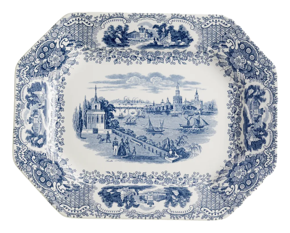 Bandeja Vistas Sevilla Azul Gifts & Decor