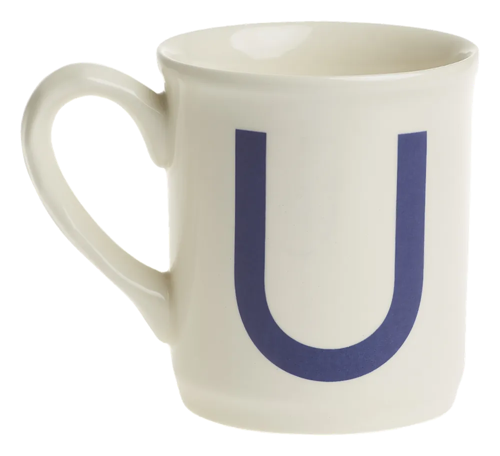 Mug Alfabeto U Gifts & Decor