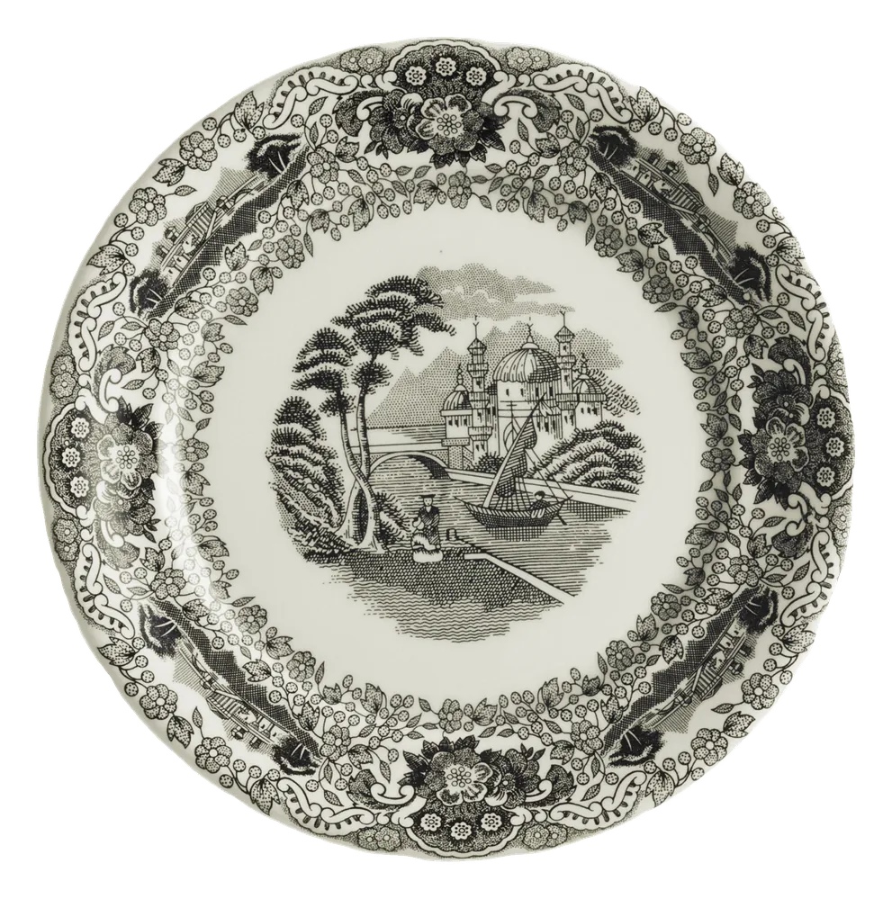 Plato pan Negro Vistas