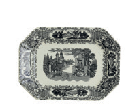 Plato pan Negro Vistas detalle