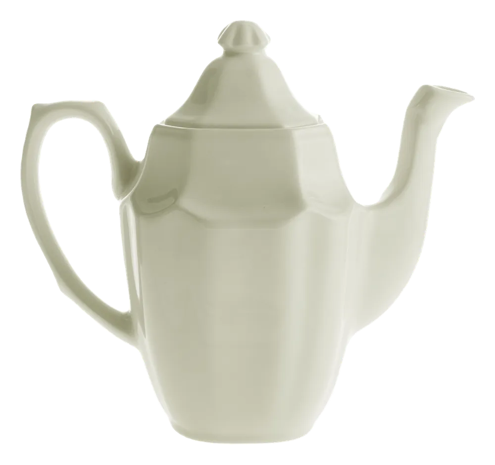 Cafetera Ochavada Blanca