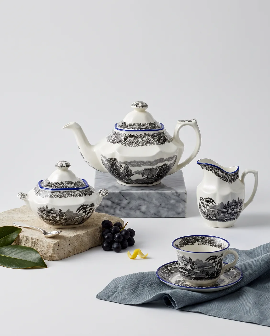 Juego de té Negro Vistas by ASH Blue