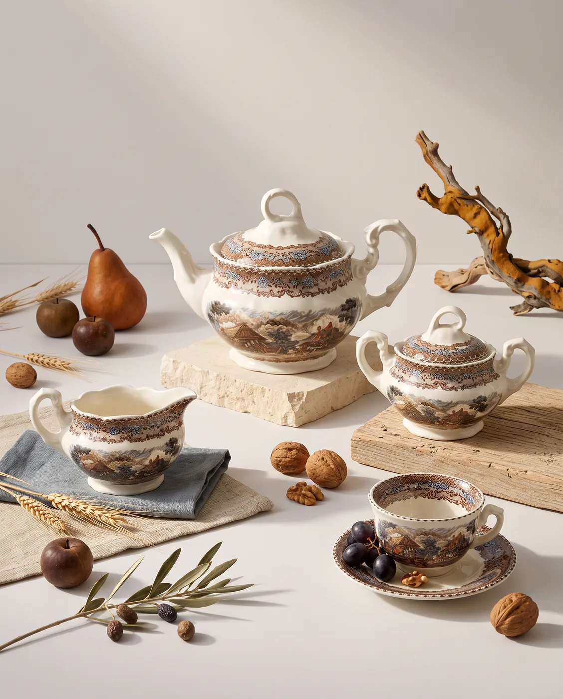 Juego de té Viejo Molino